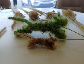 진짜 강아지가 되었네요. 풀공예 학교에 오시면, 놀라움이 가득하답니다.&nbsp;